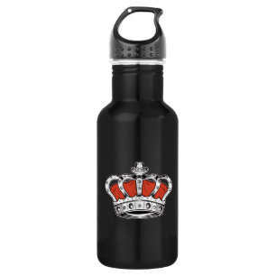Crown - Orange Water Bottle
