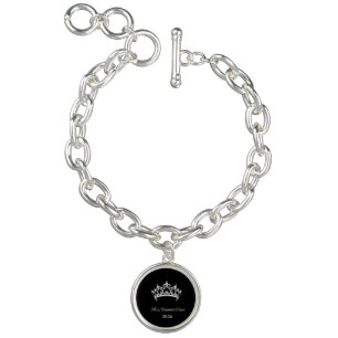 Crown Pageant Charm Bracelet