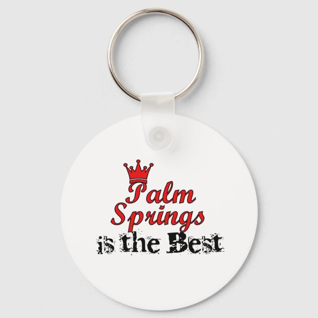 Crown Palm Springs Keychain (Front)