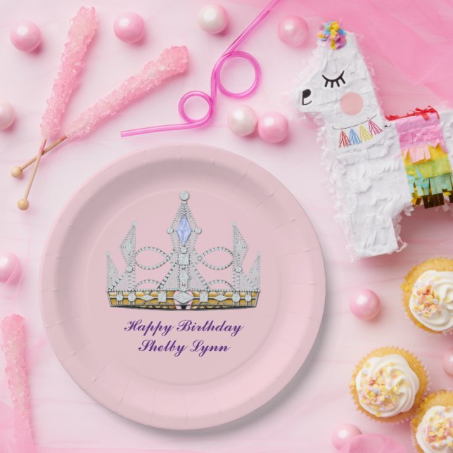 Crown Paper Plates (Party)