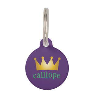 crown pet ID tag