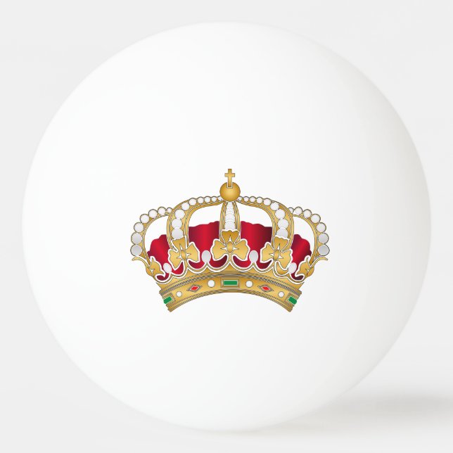 Crown Ping Pong Ball (Back)