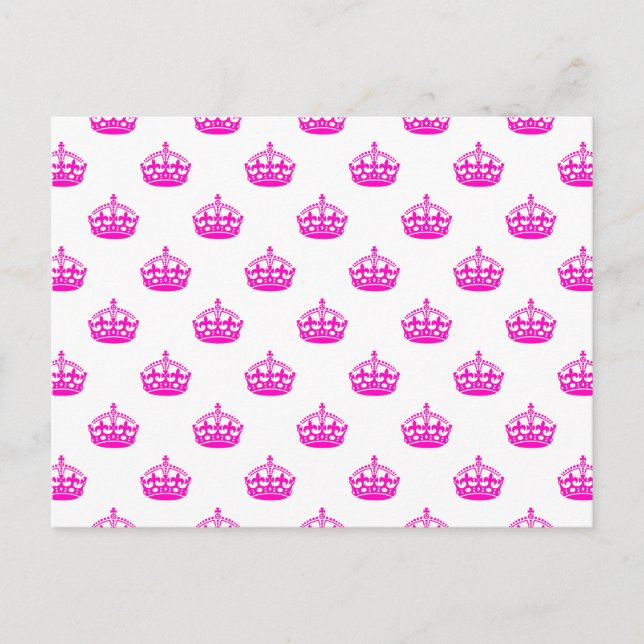 Crown Pink Postcard (Front)