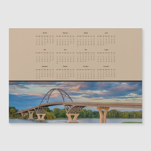 Crown Point Bridge full year 2024 calendar