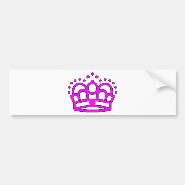 Crown Princess Bumper Sticker (Front)