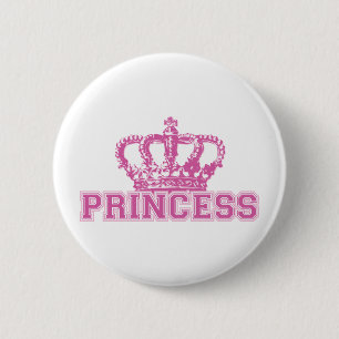 Crown Princess Pinback Button