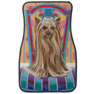 Crown Princess Yorkie Car Floor Mat