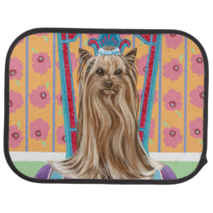 Crown Princess Yorkie Car Mat