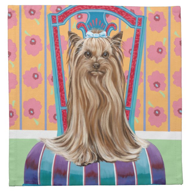 Crown Princess Yorkie Napkin (Front)