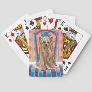 Crown Princess Yorkie Poker Cards