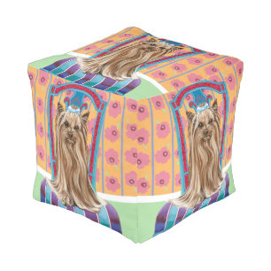 Crown Princess Yorkie Pouf