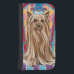 Crown Princess Yorkie Galaxy S4 Wallet Case<br><div class="desc">Animals</div>