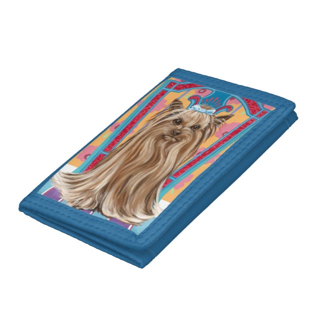 Crown Princess Yorkie Tri-fold Wallet (Bottom)