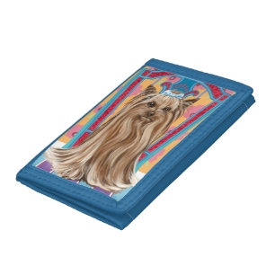 Crown Princess Yorkie Trifold Wallet