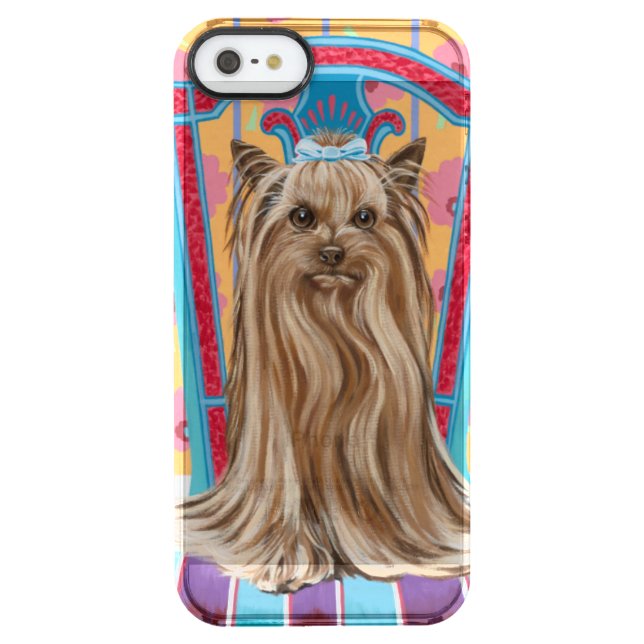 Crown Princess Yorkie Uncommon iPhone Case (Back)