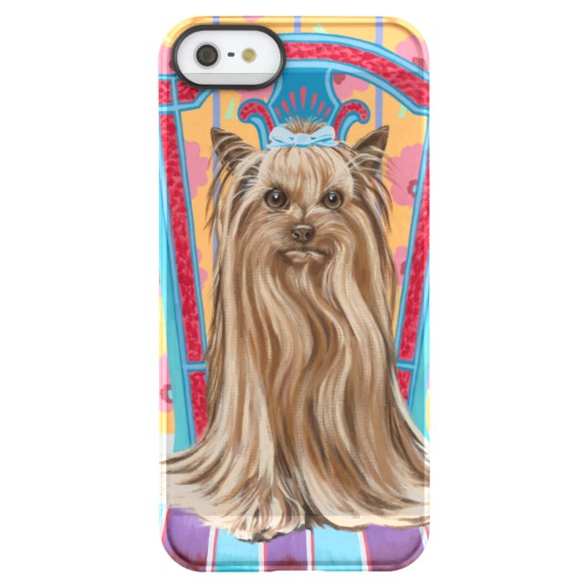 Crown Princess Yorkie Uncommon iPhone Case (Back)