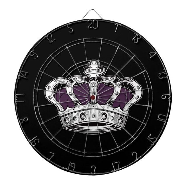 Crown - Purple Dart Board (Front)
