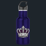 Crown - Purple Water Bottle<br><div class="desc">Original vector art of a Crown.</div>
