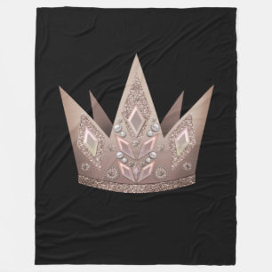 Crown, Queen Fleece Blanket