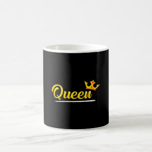 Crown Queen Princess Gold Royal Funny Gift Idea Coffee Mug