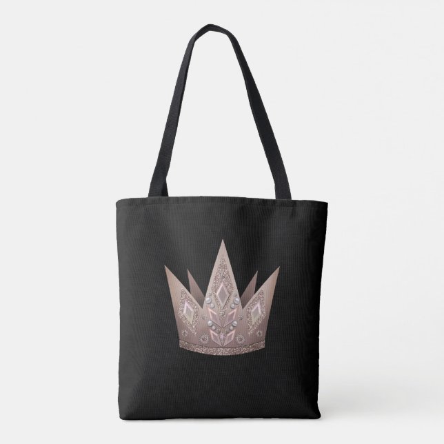 Crown, Queen Tote Bag (Back)