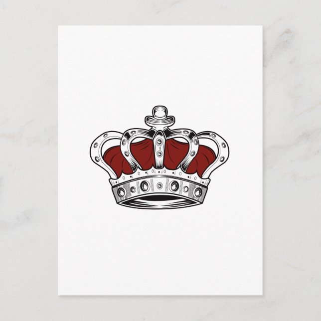 Crown - Red  Postcard (Front)