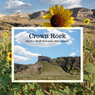 Crown Rock, Scotts Bluff National Monument, NE  Postcard