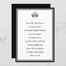 Crown Royal Black White and Gold Wedding