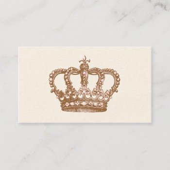 Crown Royale Business Card by pauletteparis at Zazzle