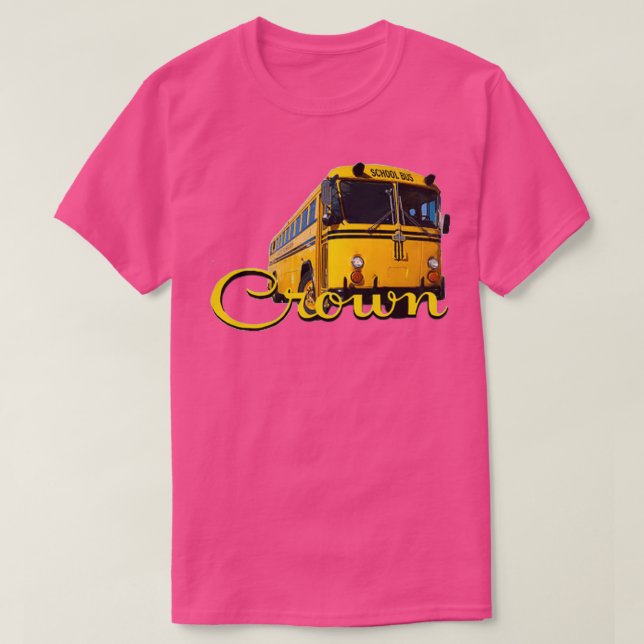 Crown School Bus T-Shirt (Design Front)