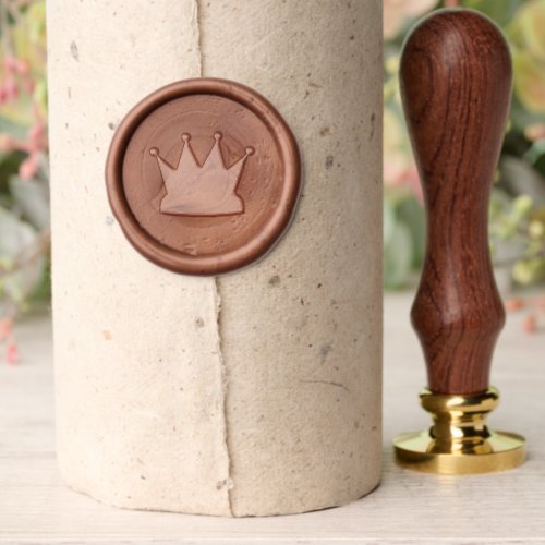 Crown Silhouette Wax Seal Stamp