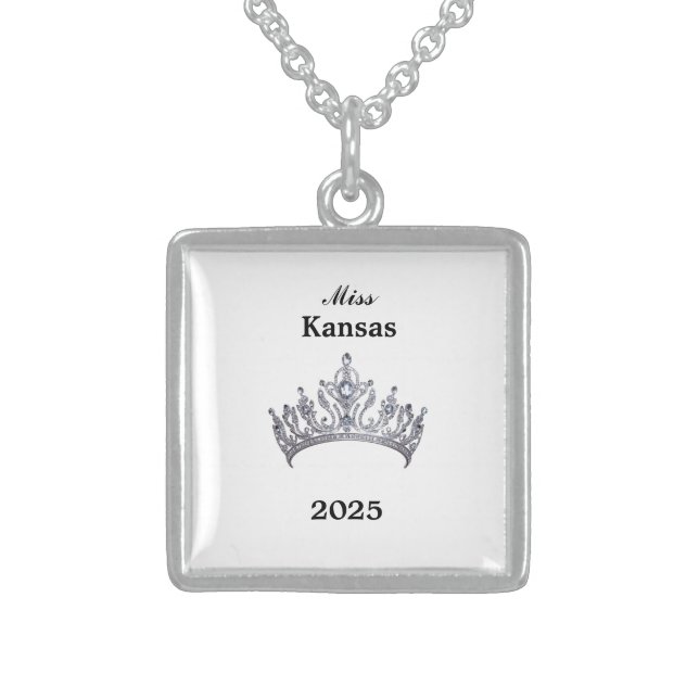 Crown  sterling silver necklace (Front)