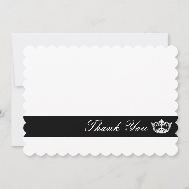 Crown Thank You Note Card (Front)
