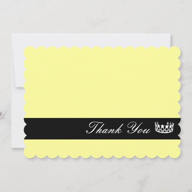 Crown Thank You Note Card (Front)