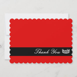 Crown Thank You Note Card