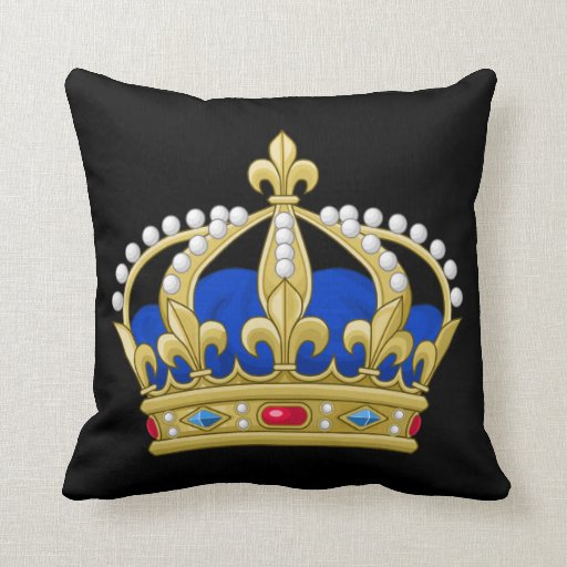 Crown Throw Pillows | Zazzle