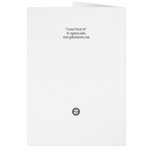 Crown Vetch #1 (Back)