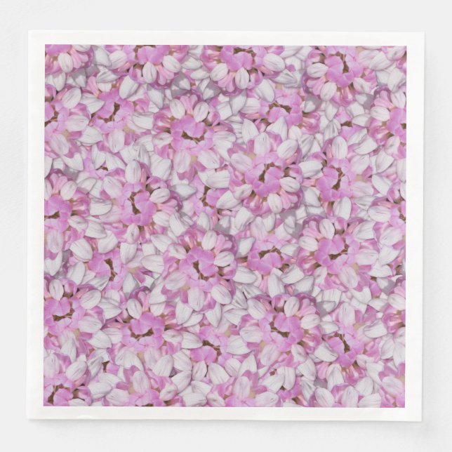 Crown Vetch Seamless Pattern Paper Dinner Napkins (Front)