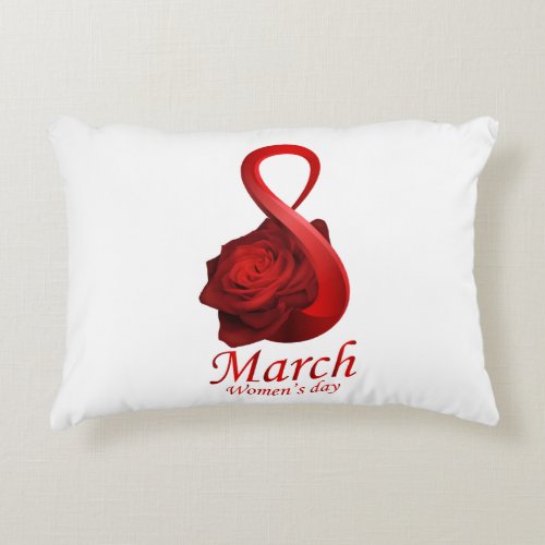 Crown women on Womens Day Accent Pillow