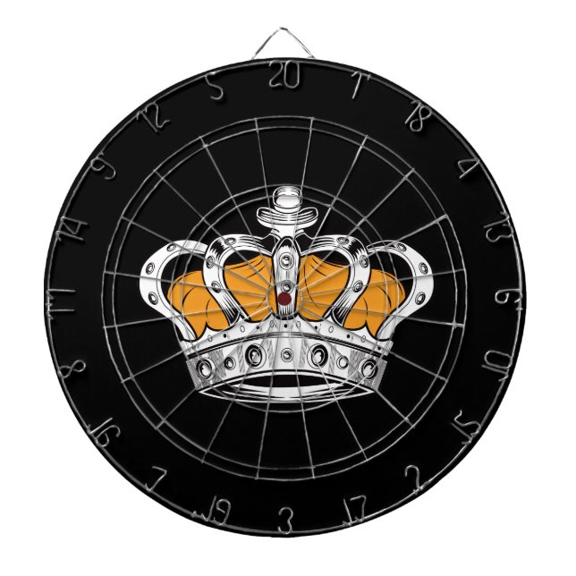 Crown - Yellow  Dart Board (Front)