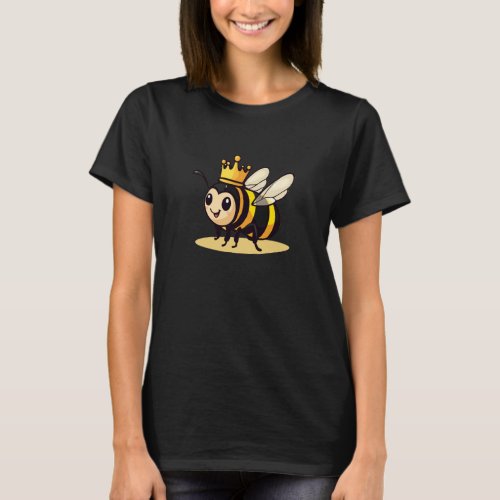 Crowned and Buzzing with this Fun Bee Costume T-Shirt
