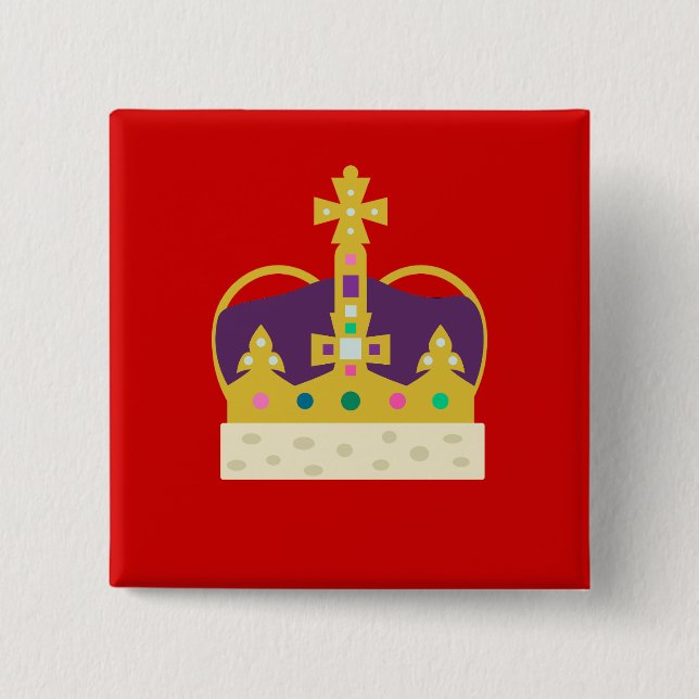 Crowned! Button (Front)