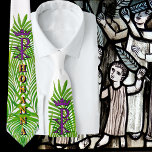 Crowned Chi Rho HOSANNA Palm Sunday Neck Tie<br><div class="desc">Palm Sunday is the sixth and last Sunday of Lent and ushers in Holy Week, the seven days leading up to Easter. Specifically, Palm Sunday commemorates the triumphal entry of Jesus into Jerusalem a few days before His crucifixion. In keeping with Jewish law and custom, Jesus and the Apostles journeyed...</div>