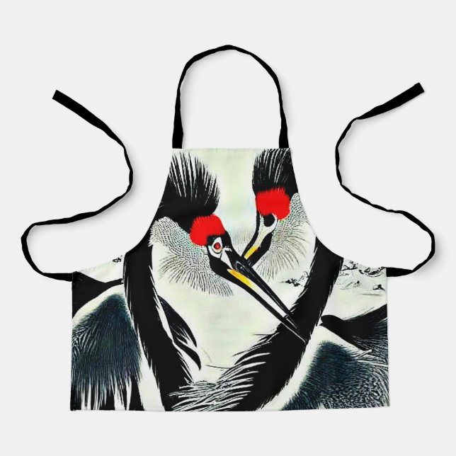 Crowned Cranes Apron (Front)