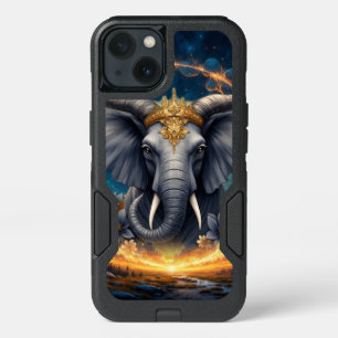 Crowned Guardian of the Celestial Gate the elefant iPhone 13 Case