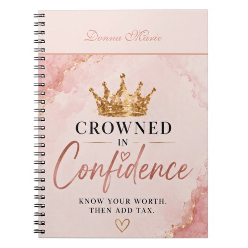 Crowned In Confidence Inspirational Journal