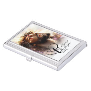 Crowned in Faith, Anchored in Trust Business Card Case