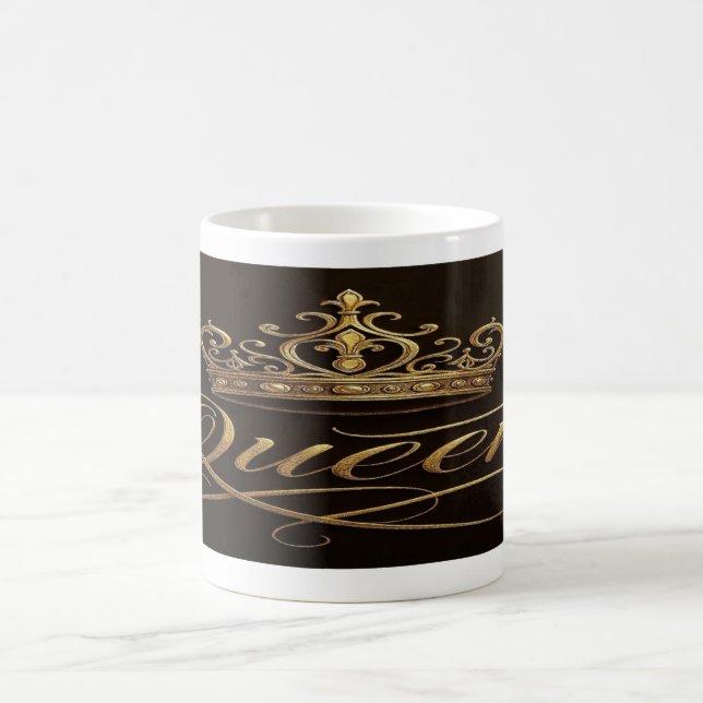“Crowned in Gold: The Queen Within” Coffee Mug (Center)