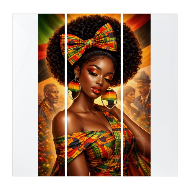 Crowned in Heritage Triptych (Front)