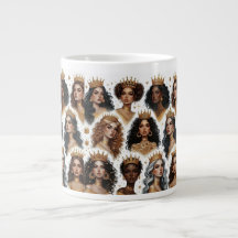 Crowned in Wisdom Jumbo Mug